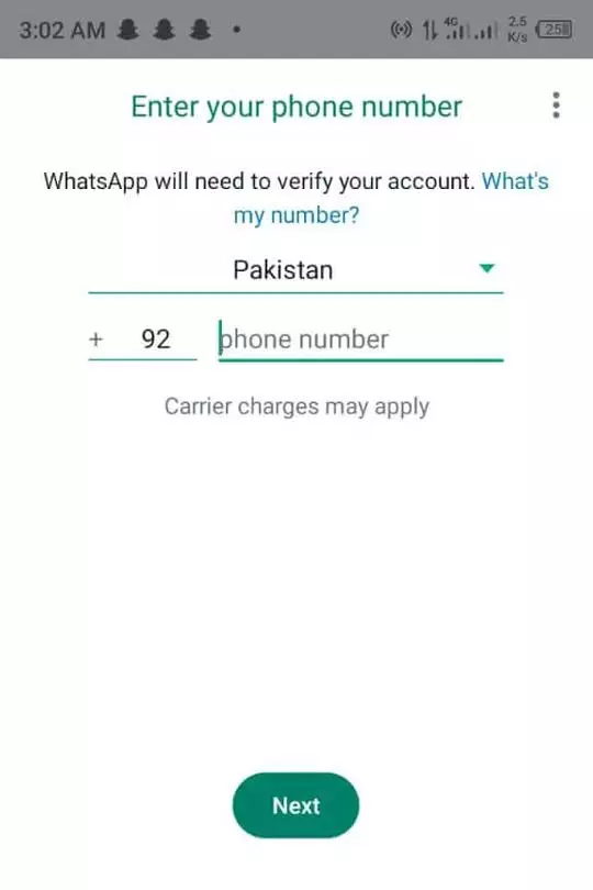 GBWhatsApp Enter your number