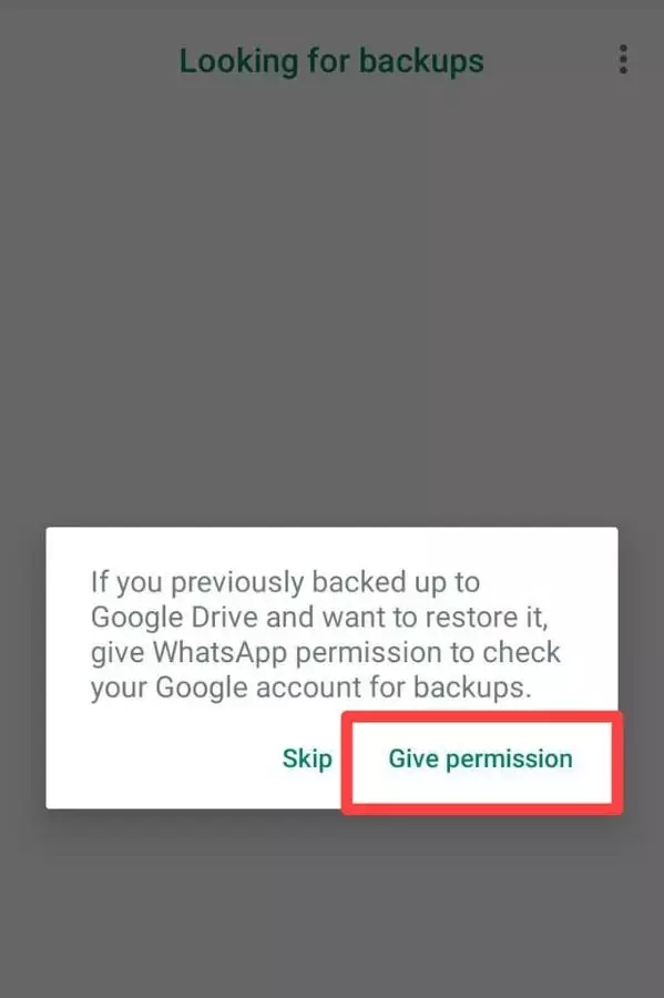 In last, tap on "Give Permission" to Finish your process