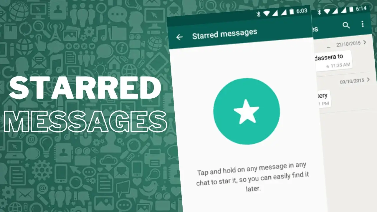 How to Star or Unstar a message in GB WhatsApp