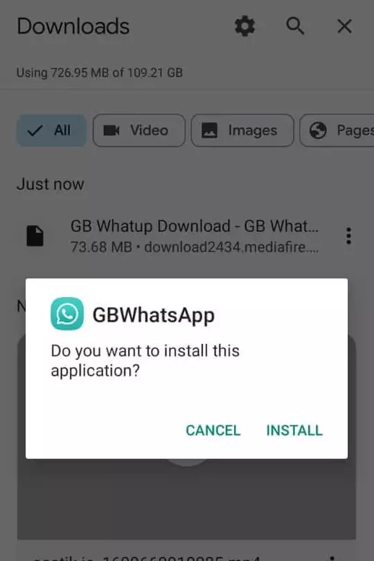 GBWhatsApp Installion