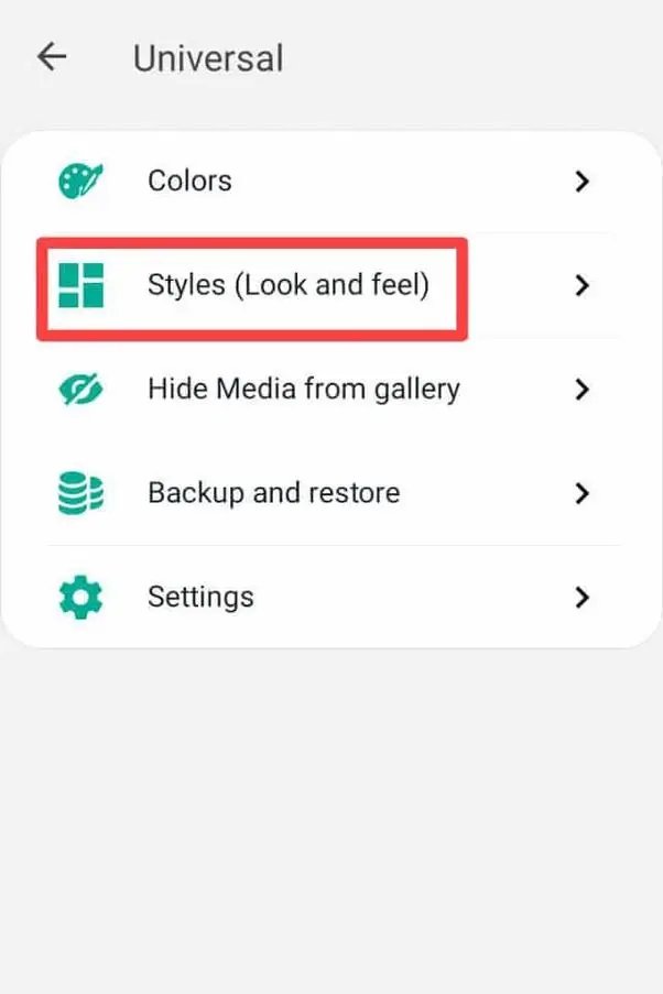 Tap on “Styles” Six emoji variants will be shown