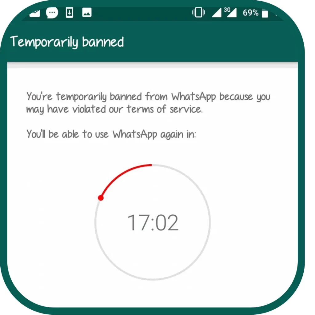 GBWhatsApp Temporary Ban Account Recover