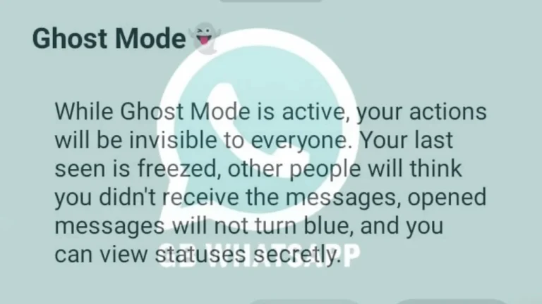 What is Ghost Mode | How to Activate Ghost Mode in GBWhatsApp (v17.70)